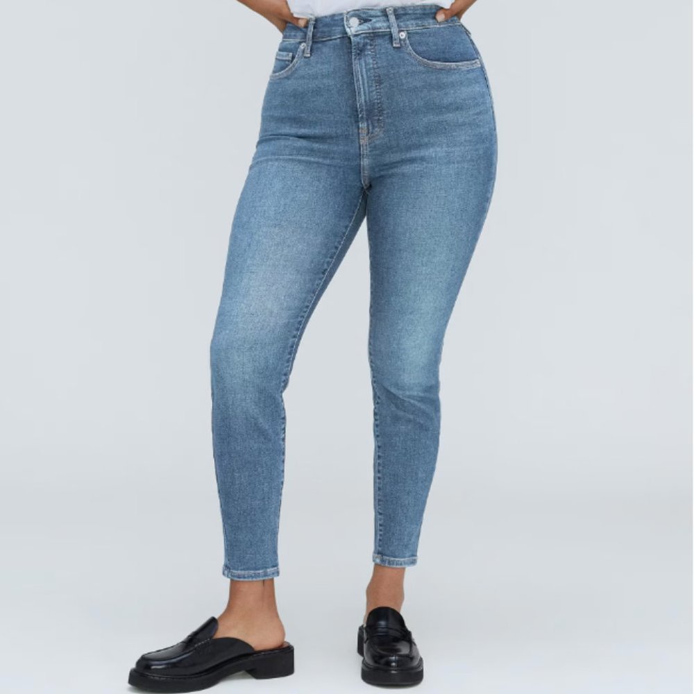 Everlane The Curvy Authentic Stretch High-Rise Skinny Jean